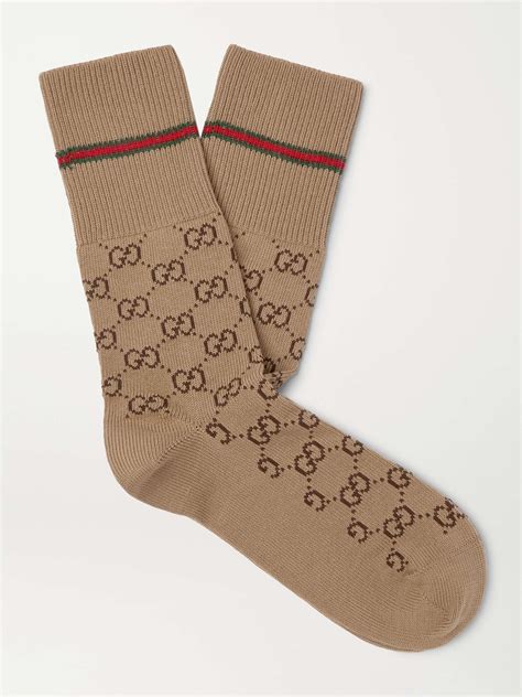 men brown gucci socks|gucci over knee socks.